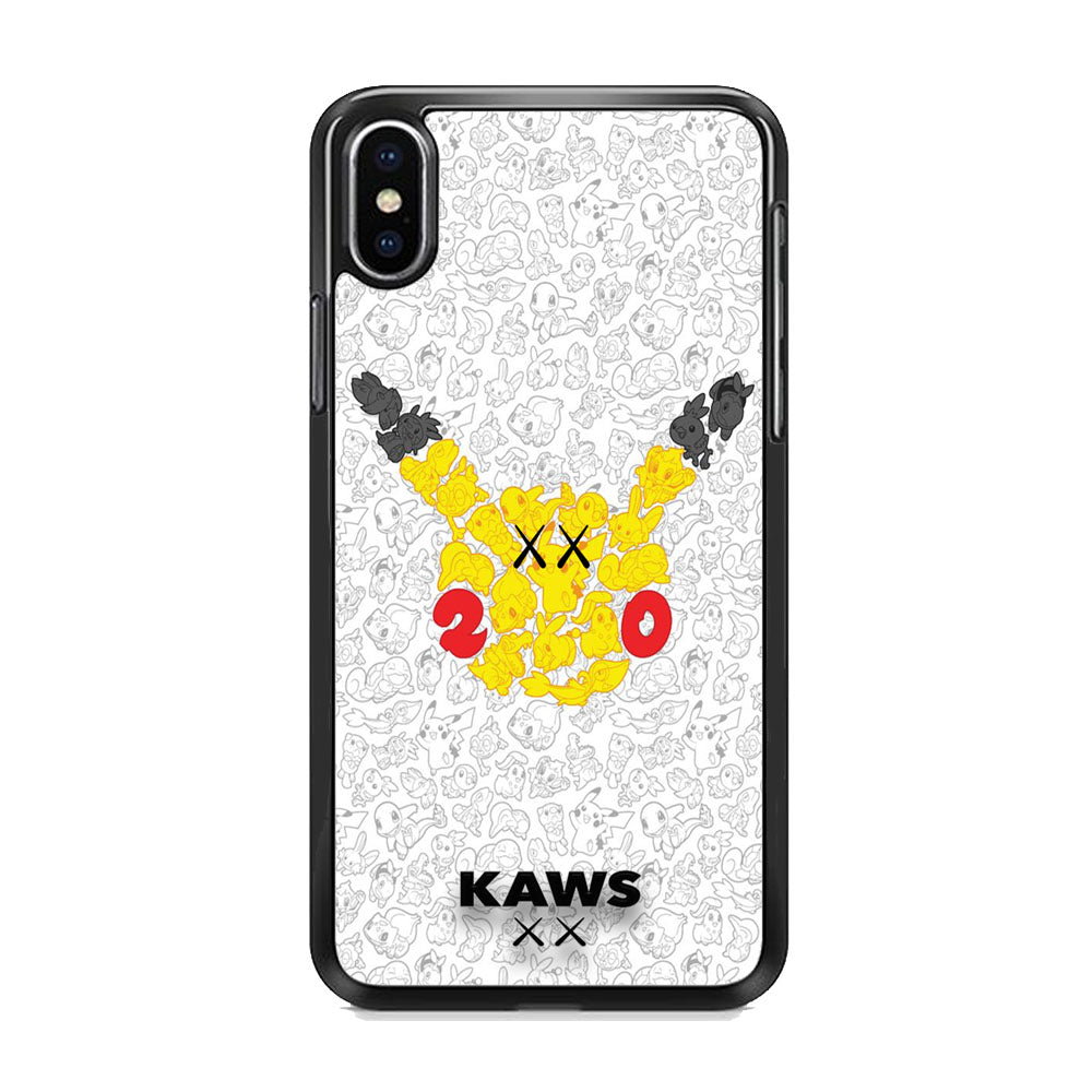 Kaws Pikachu iPhone Xs Max Case