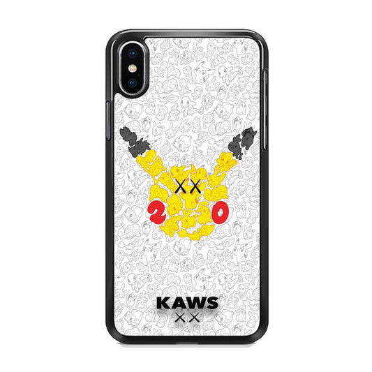 Kaws Pikachu iPhone Xs Max Case