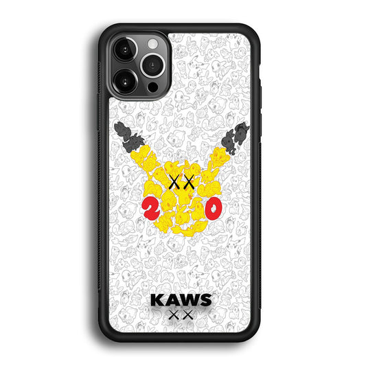 Kaws Pikachu iPhone 12 Pro Case