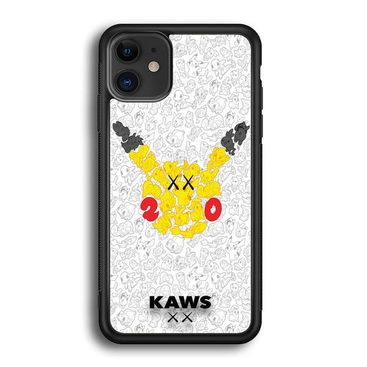 Kaws Pikachu iPhone 12 Case