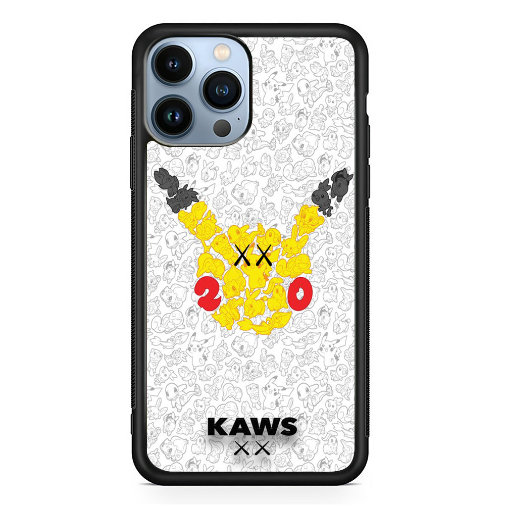 Kaws Pikachu iPhone 13 Pro Max Case