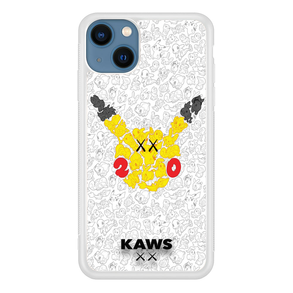 Kaws Pikachu iPhone 13 Case