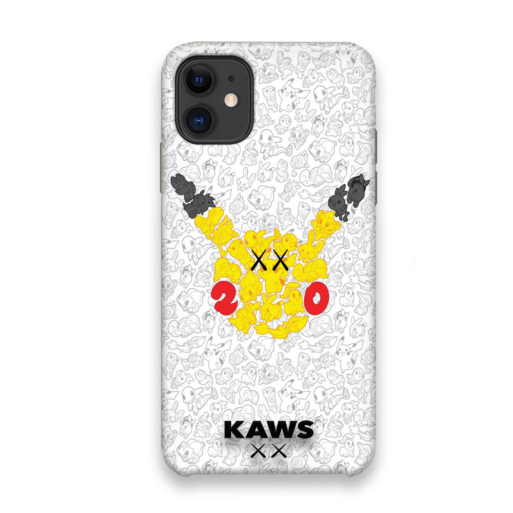 Kaws Pikachu iPhone 11 Case