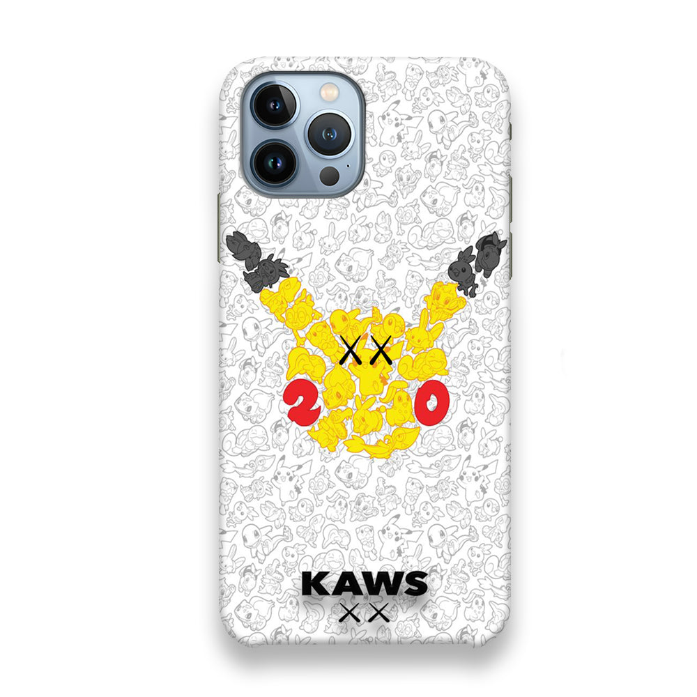 Kaws Pikachu iPhone 13 Pro Max Case