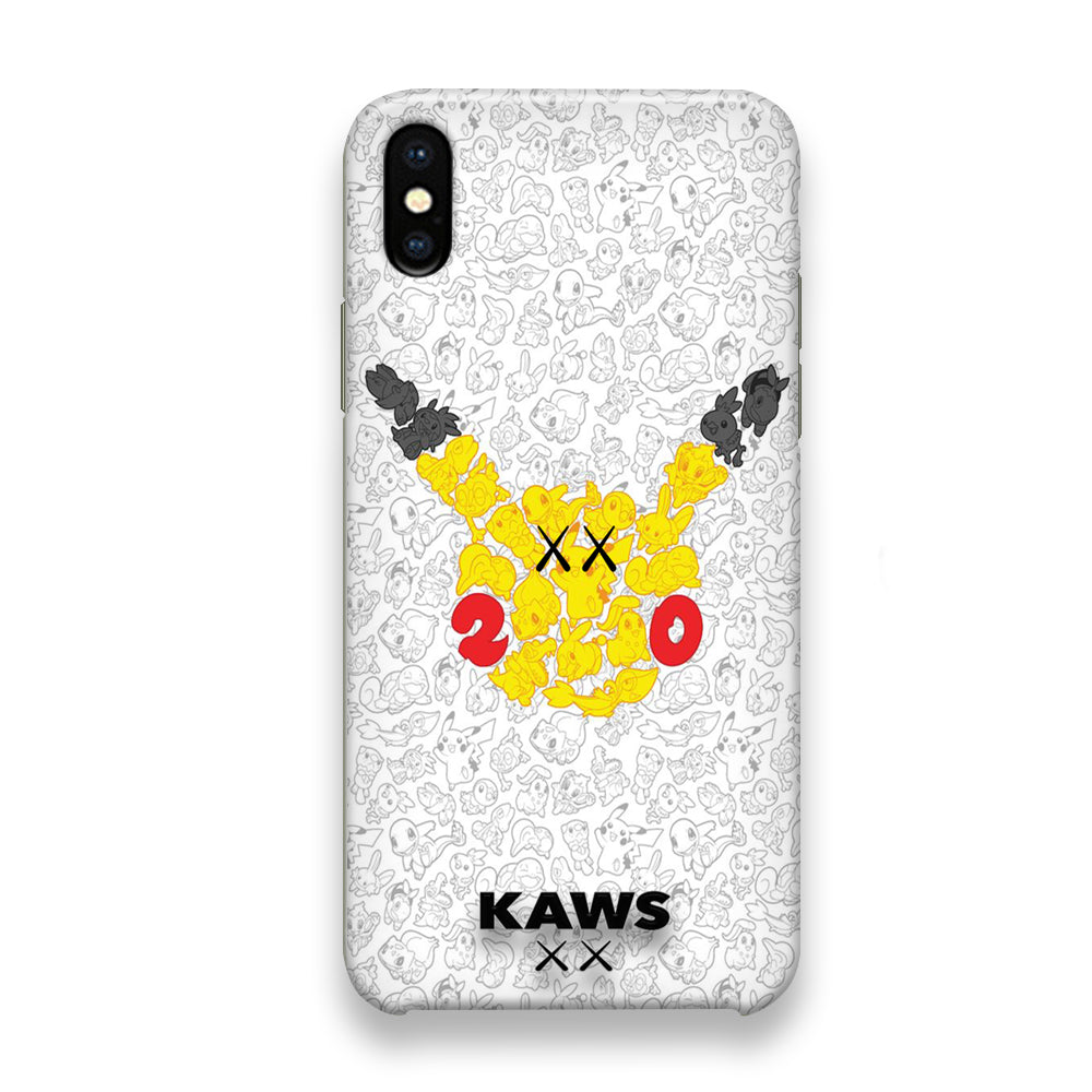 Kaws Pikachu iPhone Xs Max Case