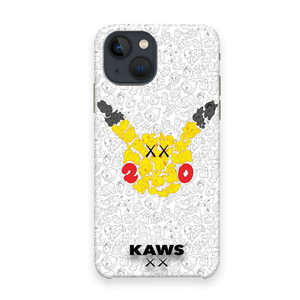 Kaws Pikachu iPhone 13 Case