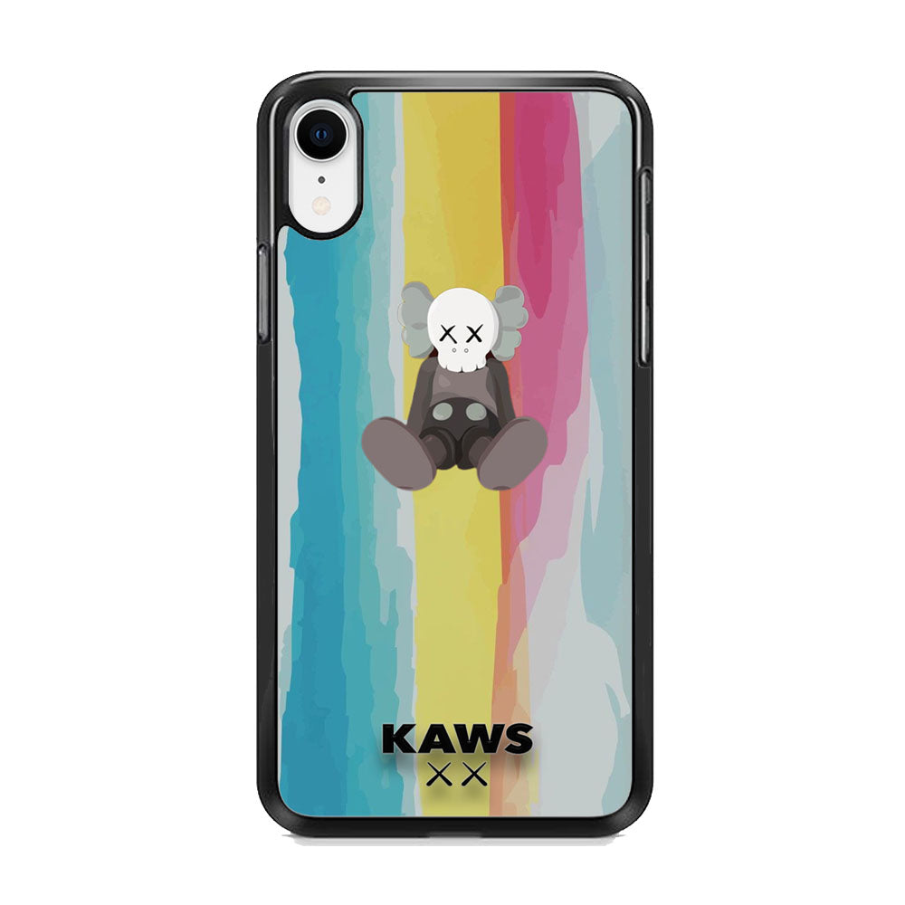 Kaws Rainbow Paint iPhone XR Case