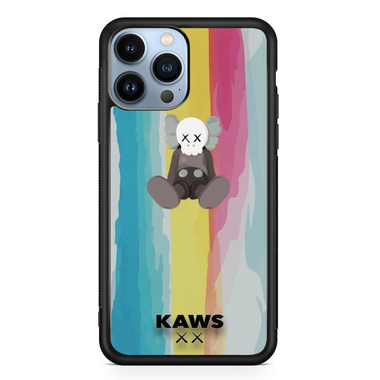 Kaws Rainbow Paint iPhone 13 Pro Max Case