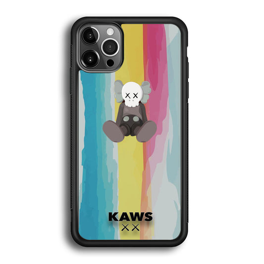 Kaws Rainbow Paint iPhone 12 Pro Case