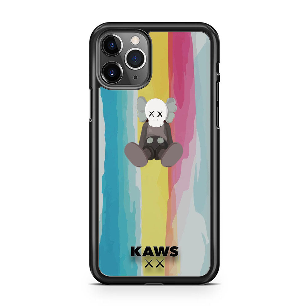 Kaws Rainbow Paint iPhone 11 Pro Case