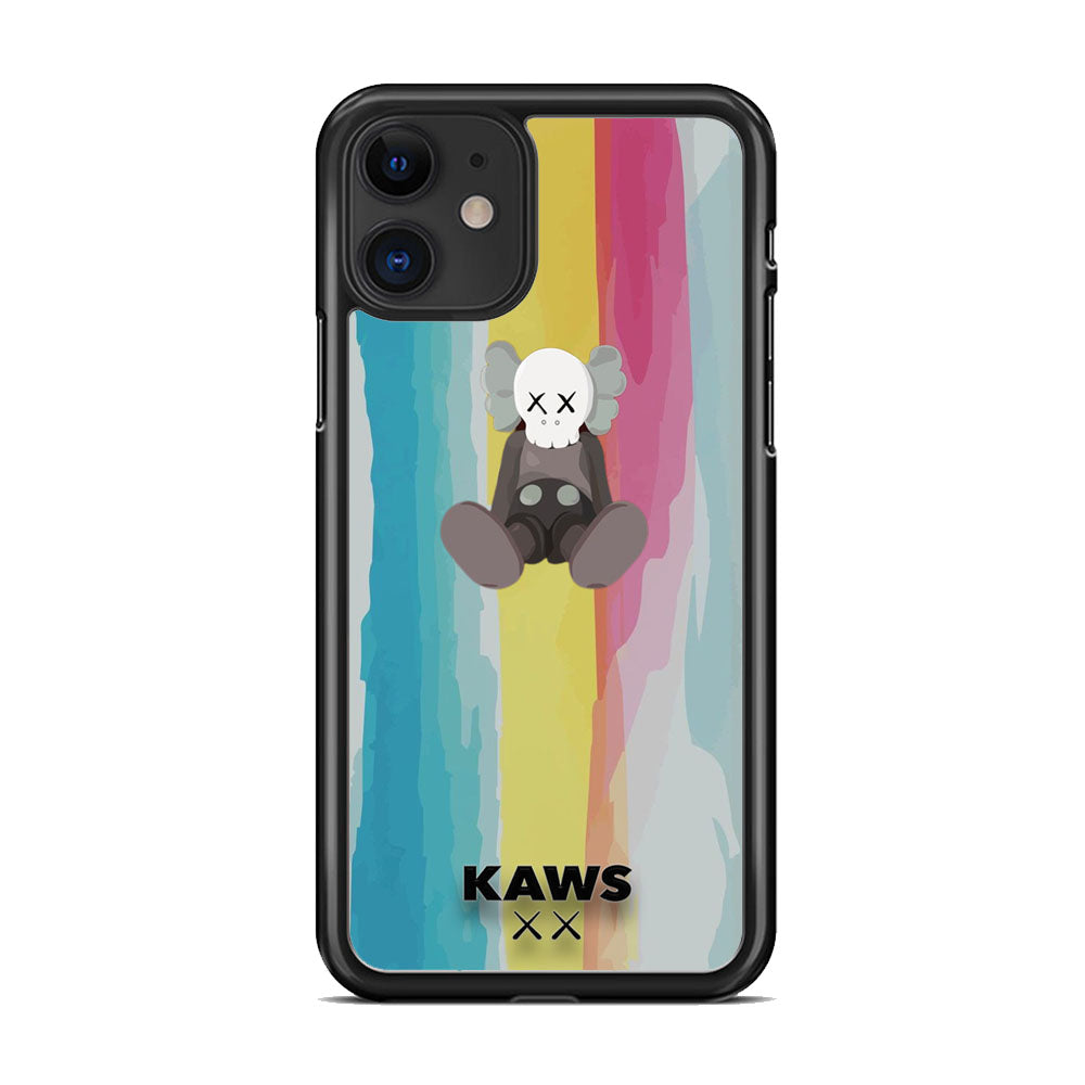 Kaws Rainbow Paint iPhone 11 Case