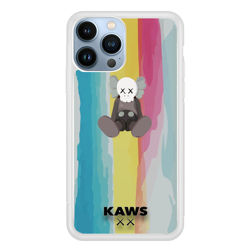 Kaws Rainbow Paint iPhone 13 Pro Max Case