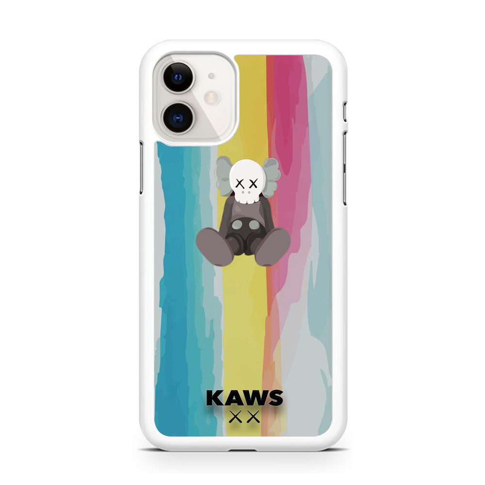 Kaws Rainbow Paint iPhone 11 Case