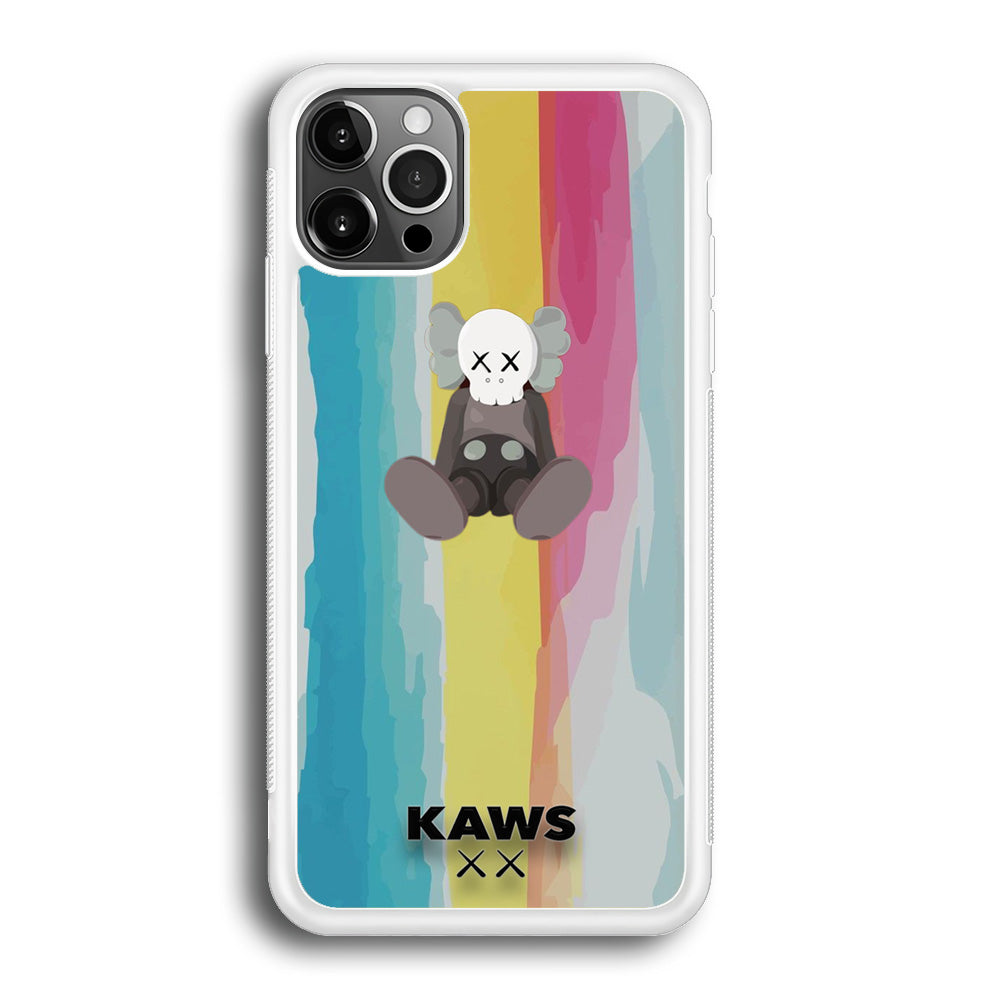 Kaws Rainbow Paint iPhone 12 Pro Case