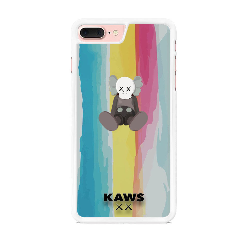 Kaws Rainbow Paint iPhone 8 Plus Case