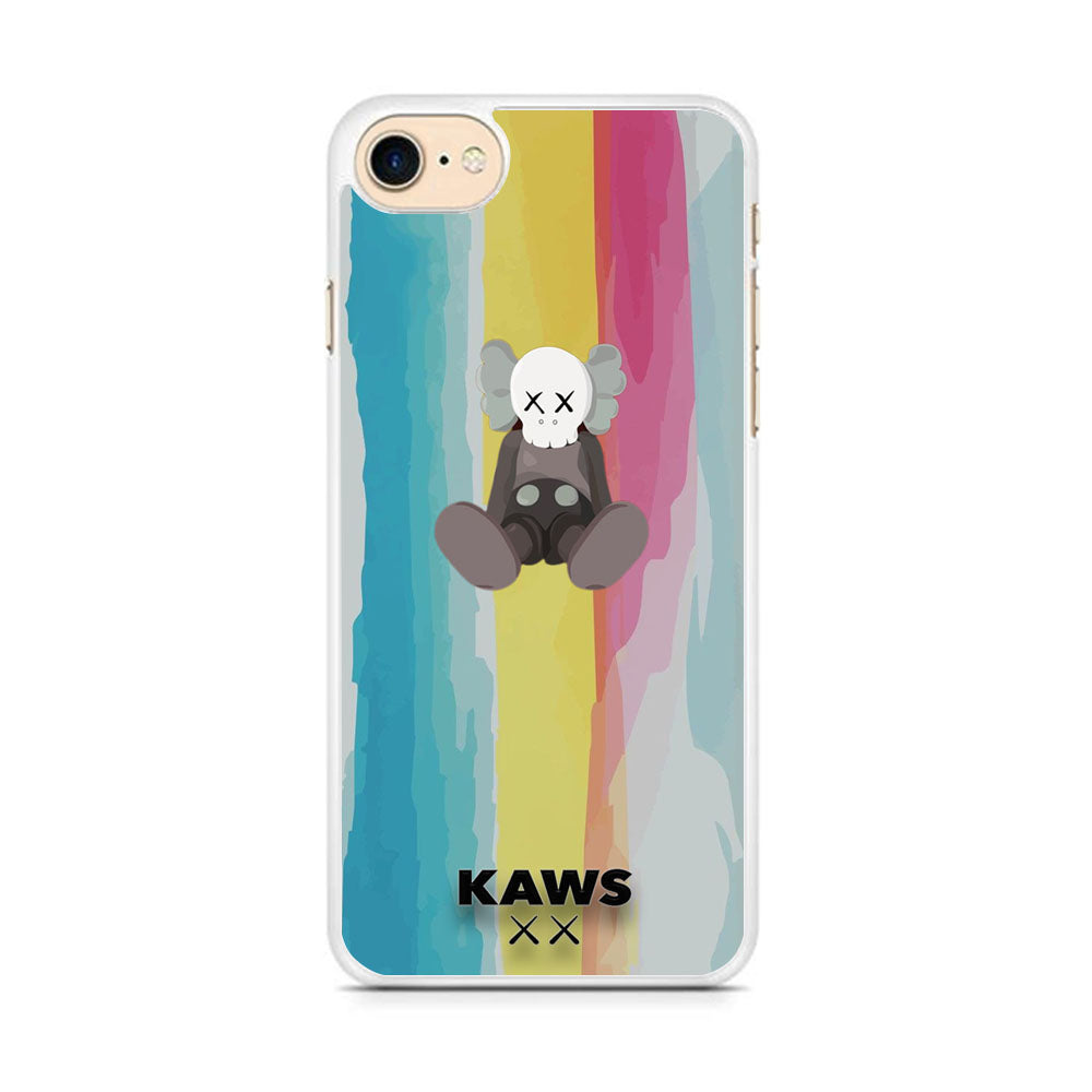 Kaws Rainbow Paint iPhone 8 Case