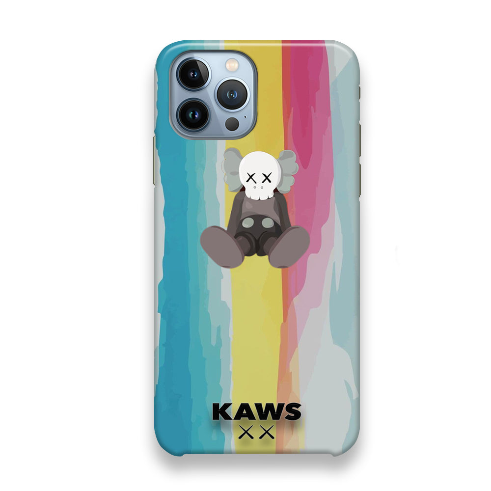 Kaws Rainbow Paint iPhone 13 Pro Case