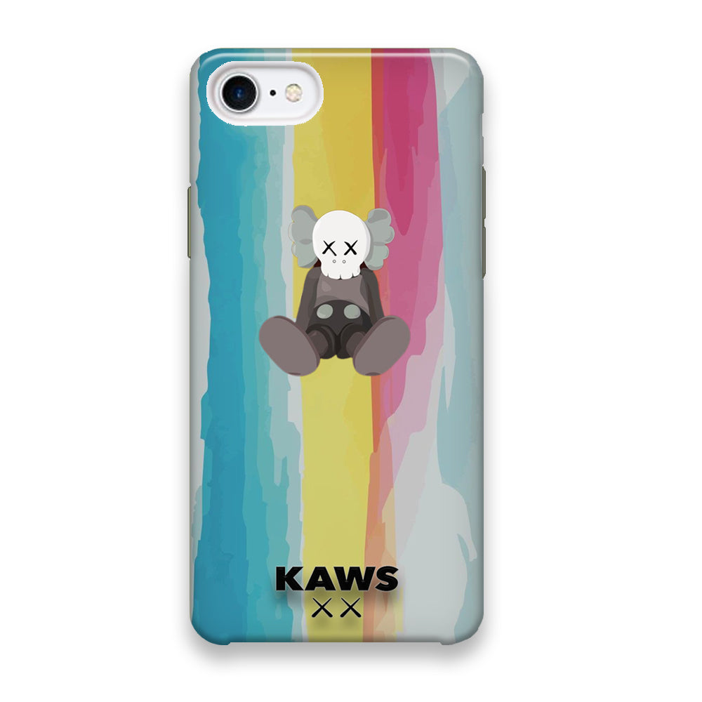 Kaws Rainbow Paint iPhone 7 Case