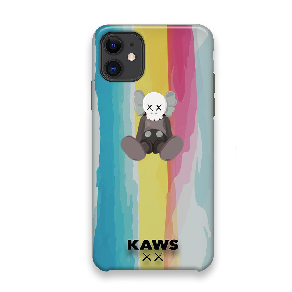 Kaws Rainbow Paint iPhone 11 Case