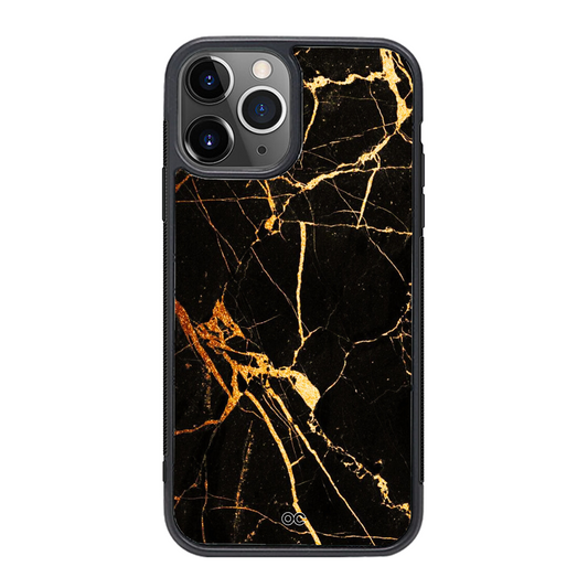 Marble Rust Gold Protective Magsafe iPhone Cases