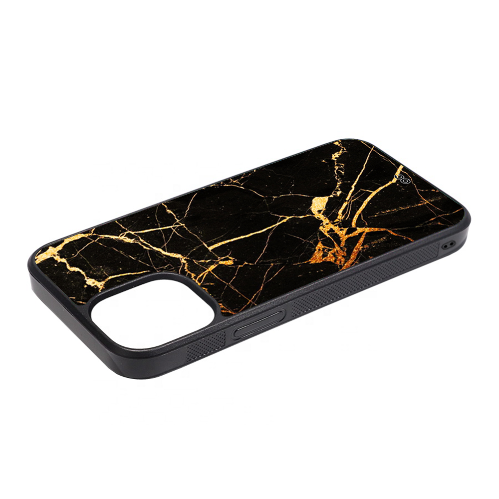 Marble Rust Gold Protective Magsafe iPhone Cases