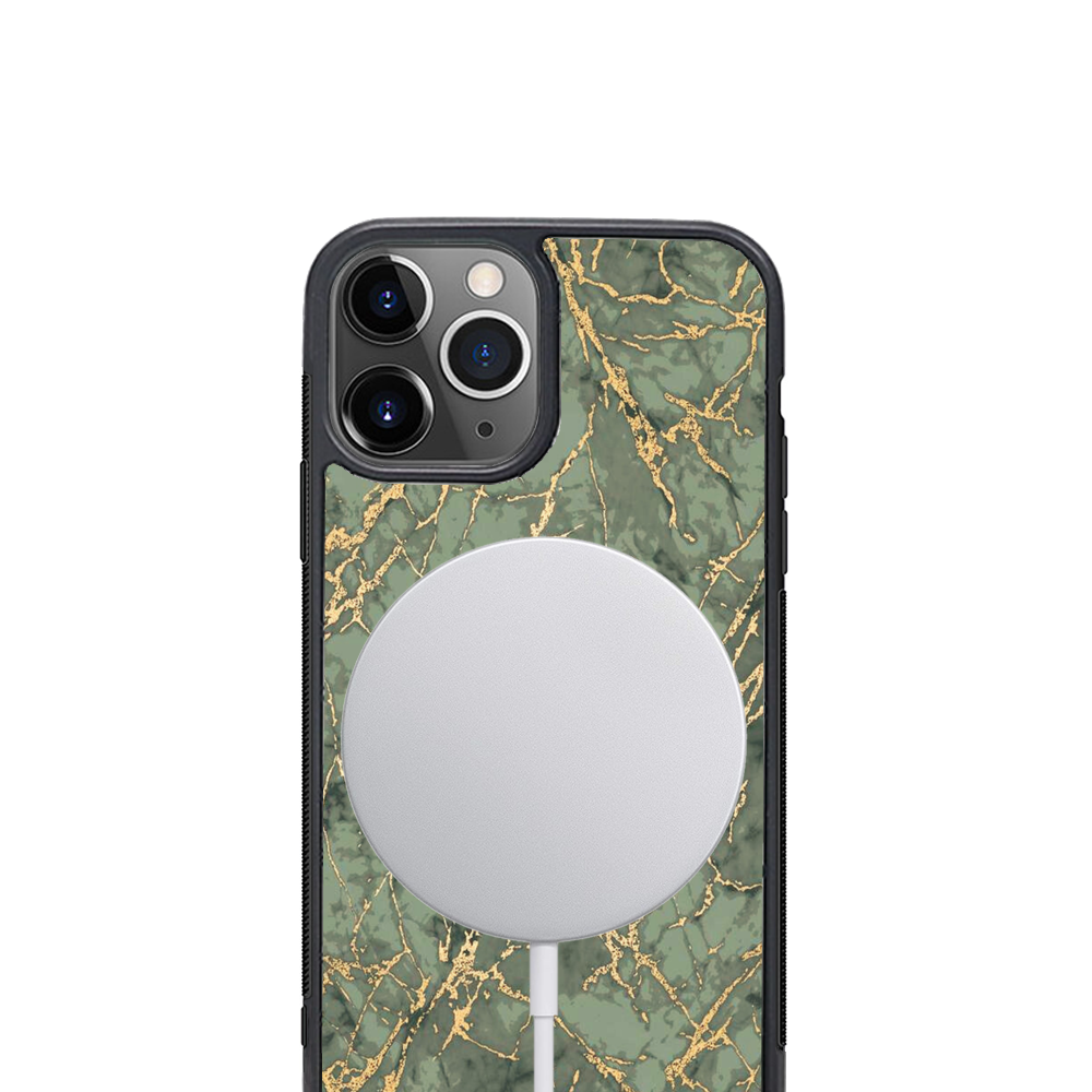 Marble Grey Stark Protective Magsafe iPhone Cases