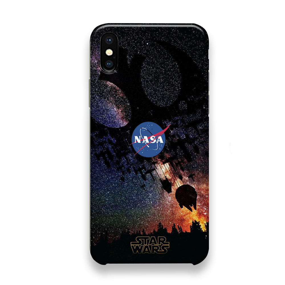 Nasa Star Wars Station Galaxy iPhone X Case