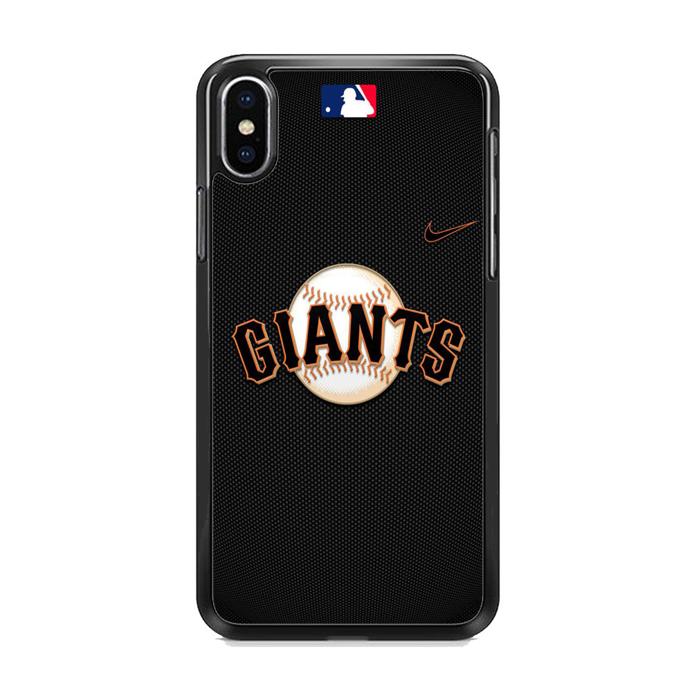 Nike Baseball Giants Jersey iPhone Xs Case