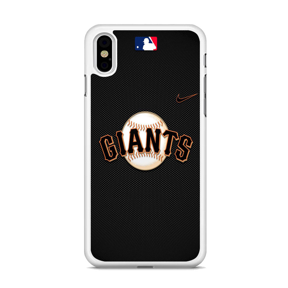 Nike Baseball Giants Jersey iPhone X Case