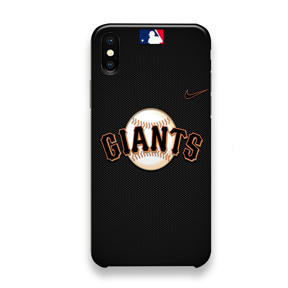 Nike Baseball Giants Jersey iPhone X Case