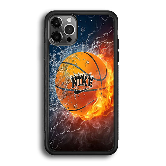 Nike Battle Ice Fire Basketball iPhone 12 Pro Case