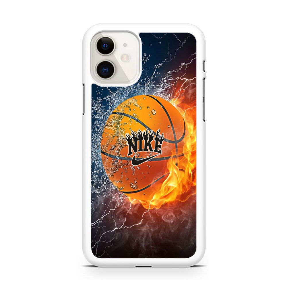 Nike Battle Ice Fire Basketball iPhone 11 Case