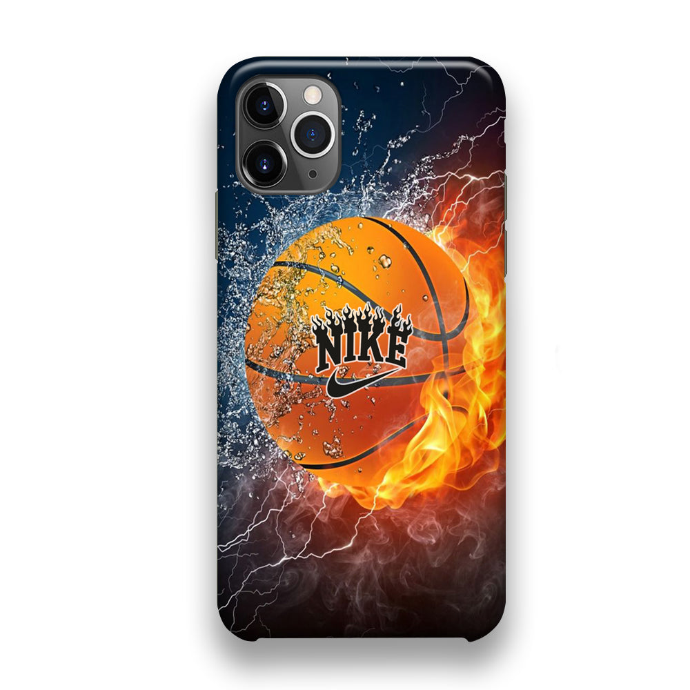 Nike Battle Ice Fire Basketball iPhone 11 Pro Max Case