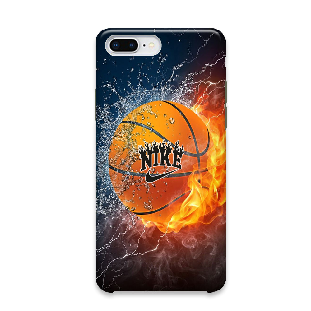 Nike Battle Ice Fire Basketball iPhone 8 Plus Case