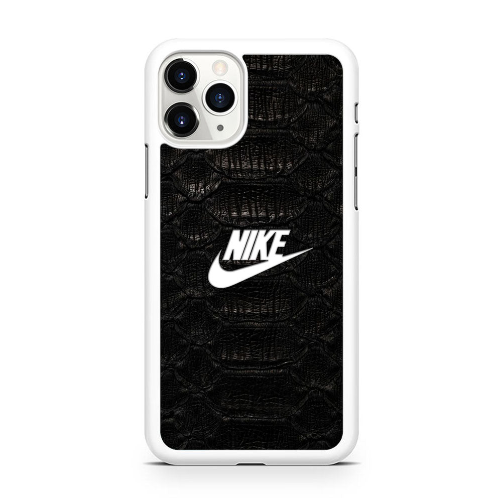 Nike Black Emboss Leather iPhone 11 Pro Case