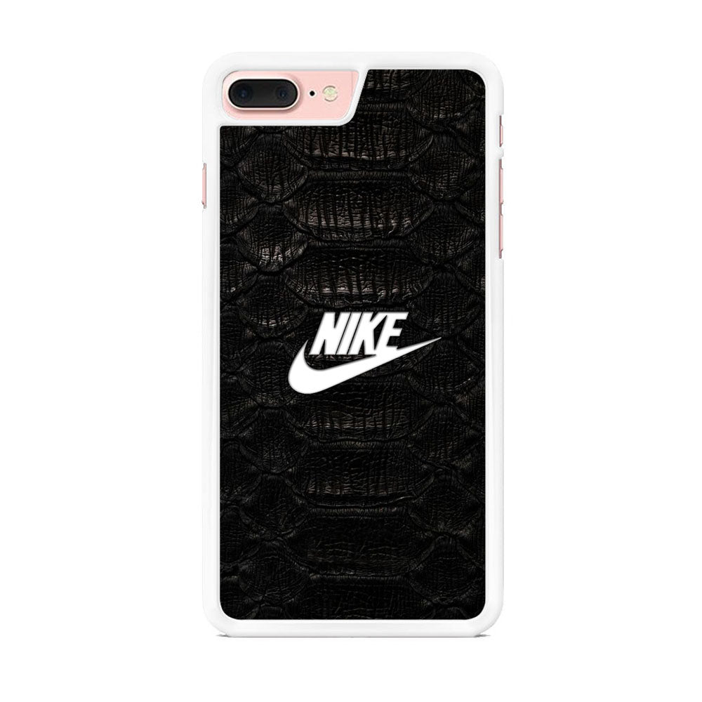 Nike Black Emboss Leather iPhone 8 Plus Case