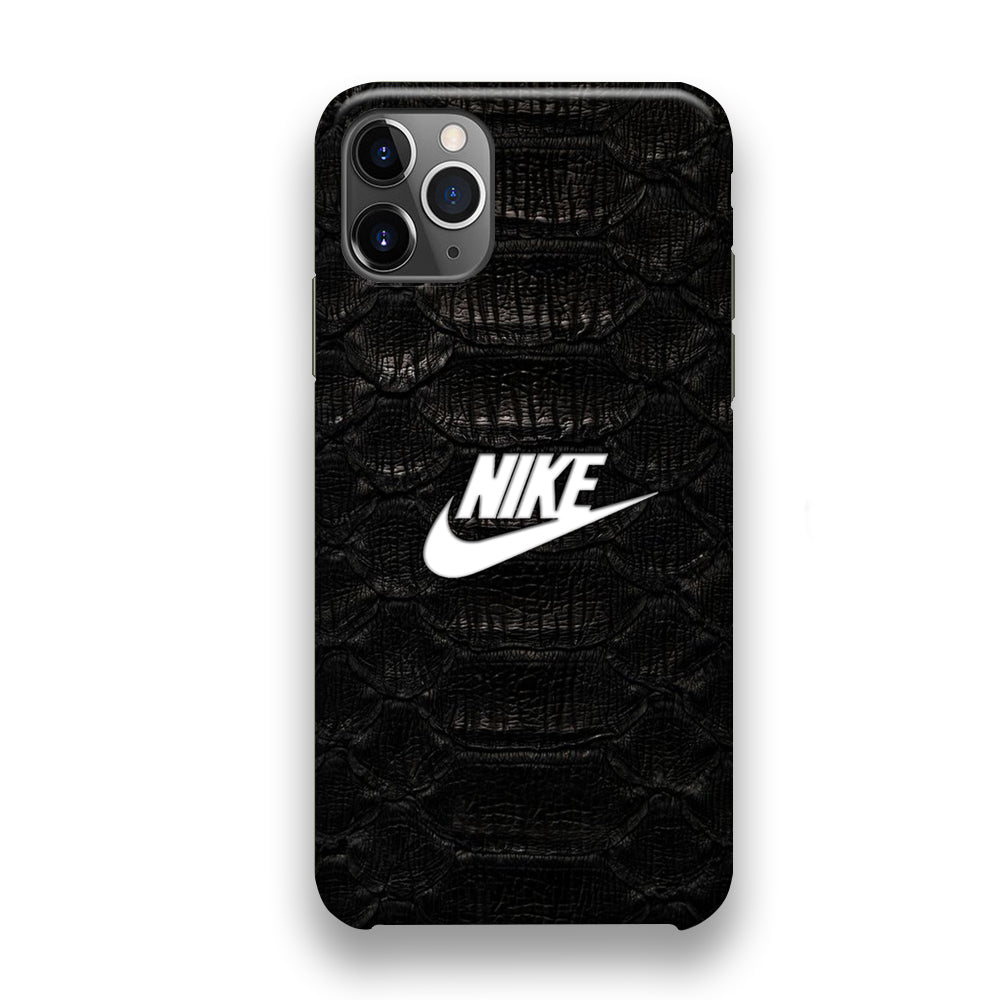 Nike Black Emboss Leather iPhone 11 Pro Case