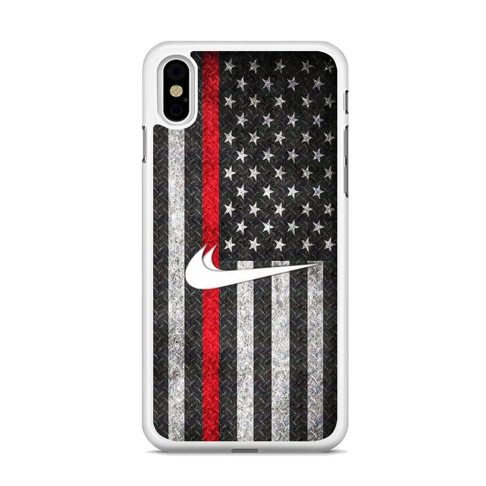 Nike Black Flag Steel iPhone X Case