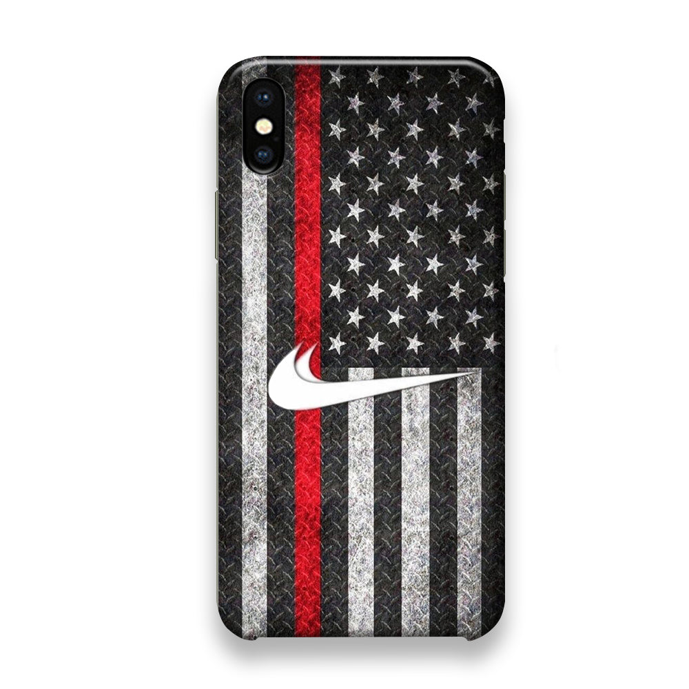 Nike Black Flag Steel iPhone X Case