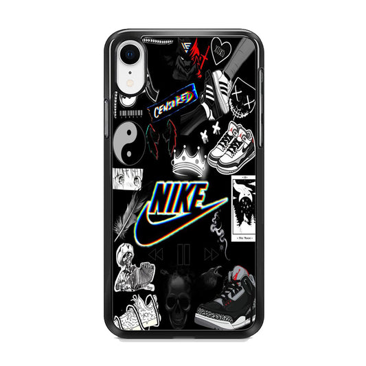 Nike Black Wall Collection iPhone XR Case