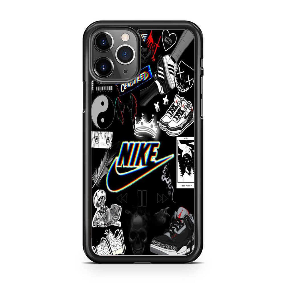 Nike Black Wall Collection iPhone 11 Pro Case