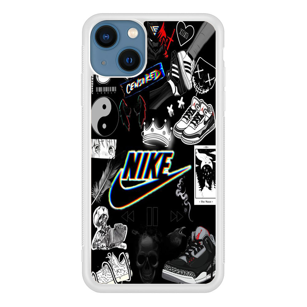 Nike Black Wall Collection iPhone 13 Case