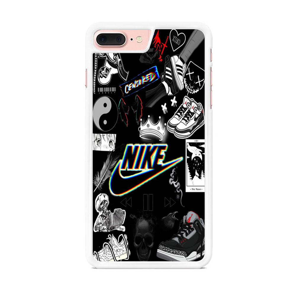 Nike Black Wall Collection iPhone 8 Plus Case