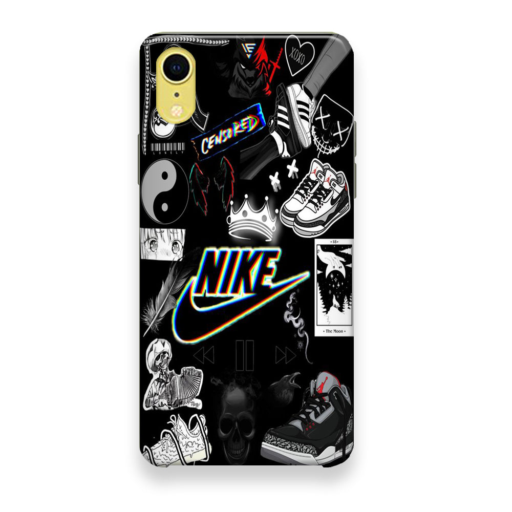 Nike Black Wall Collection iPhone XR Case