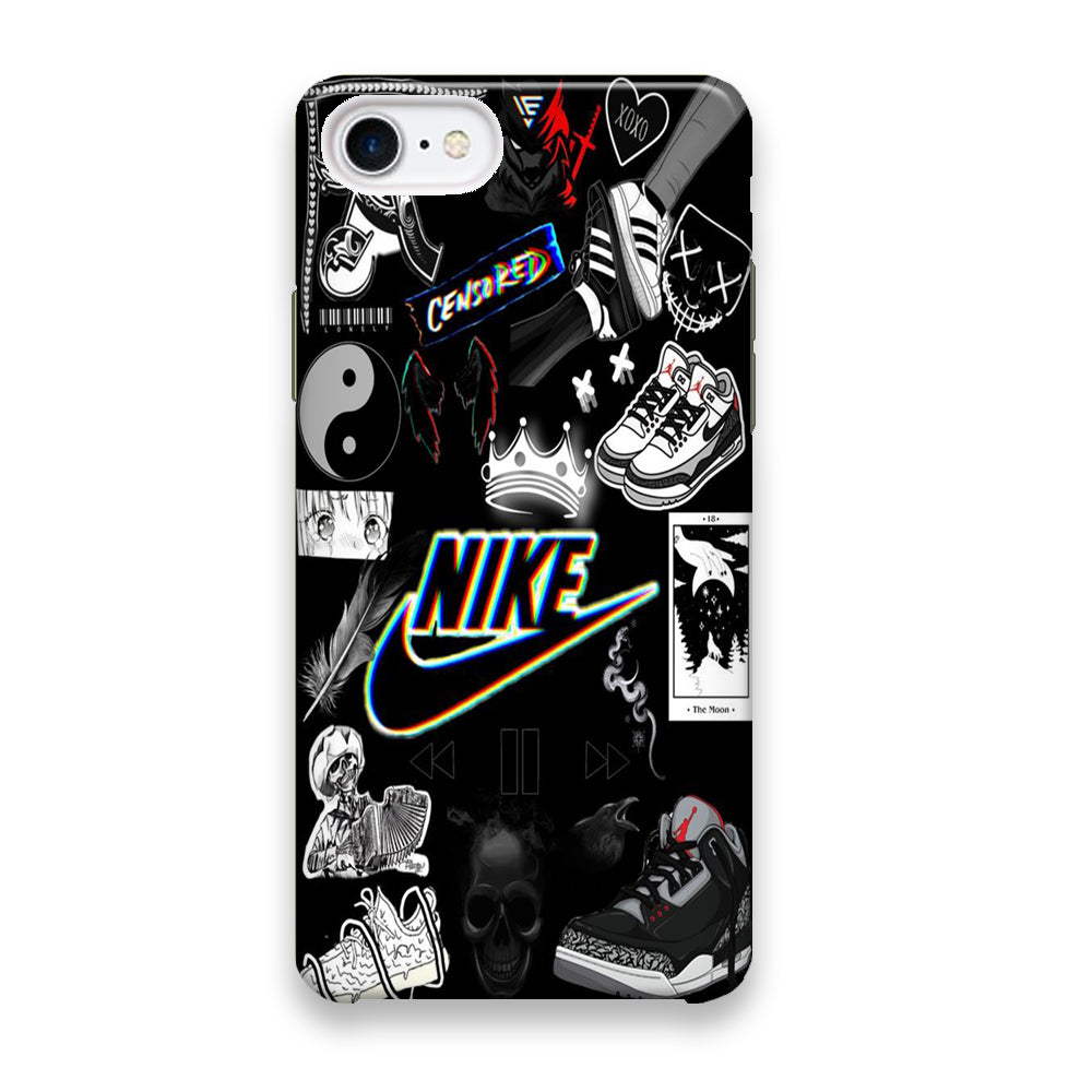 Nike Black Wall Collection iPhone 7 Case