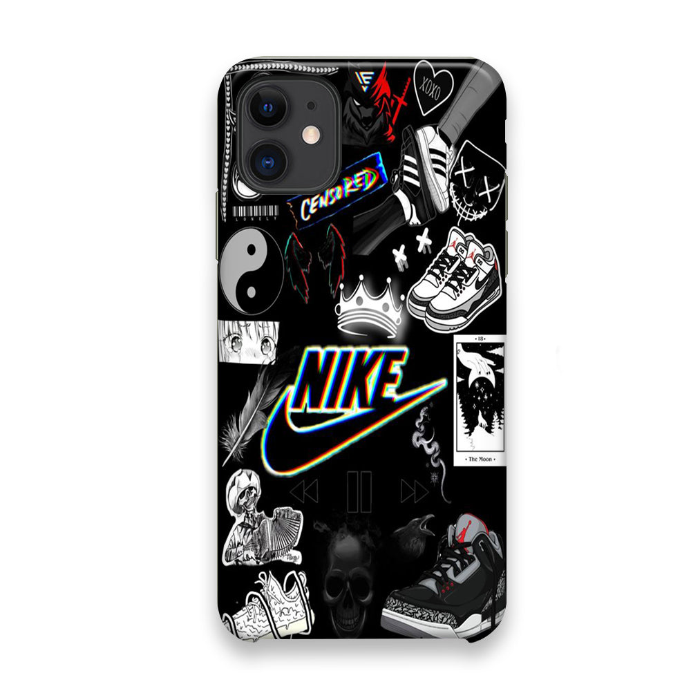 Nike Black Wall Collection iPhone 11 Case