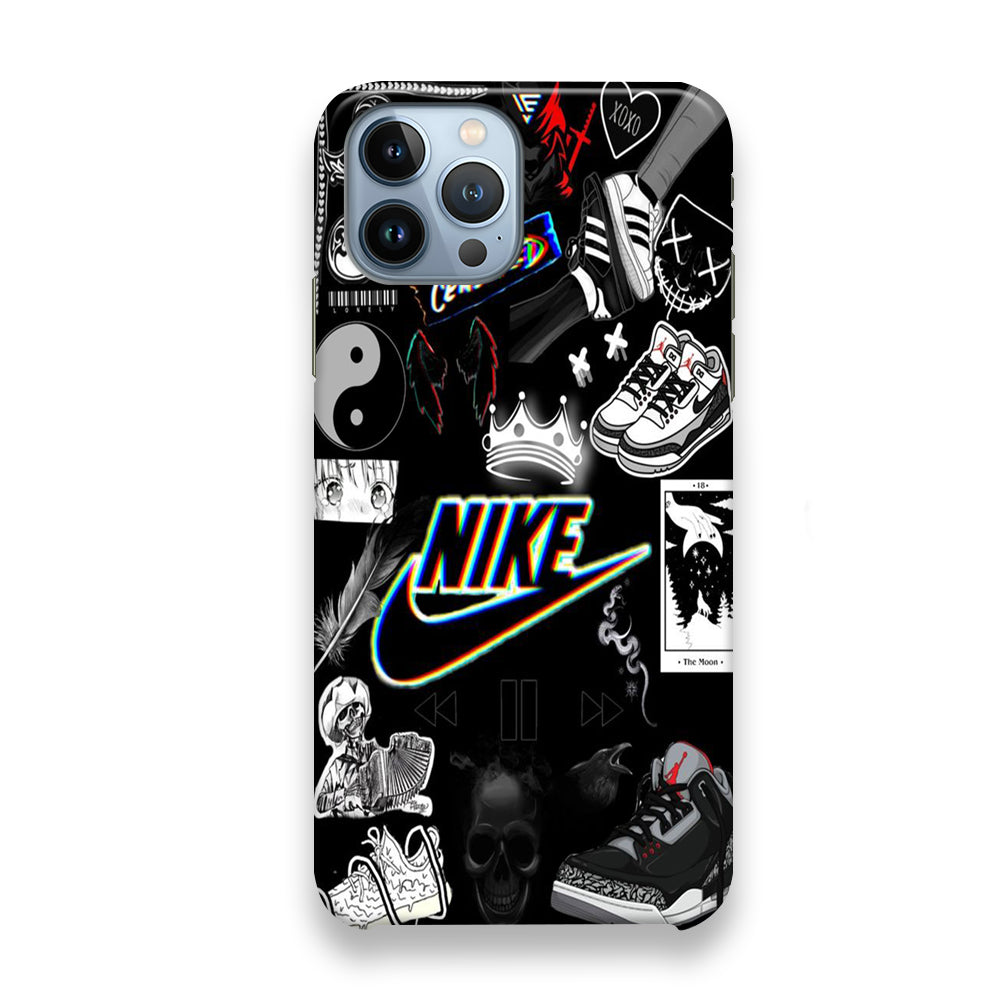 Nike Black Wall Collection iPhone 13 Pro Case