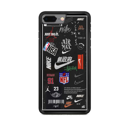 Nike Blackboard Sticker iPhone 7 Plus Case