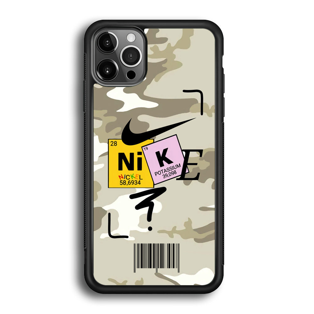 Nike Chemical Formula iPhone 12 Pro Case