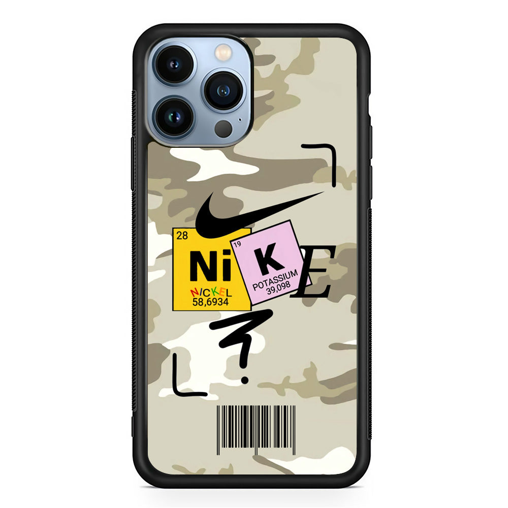 Nike Chemical Formula iPhone 13 Pro Case